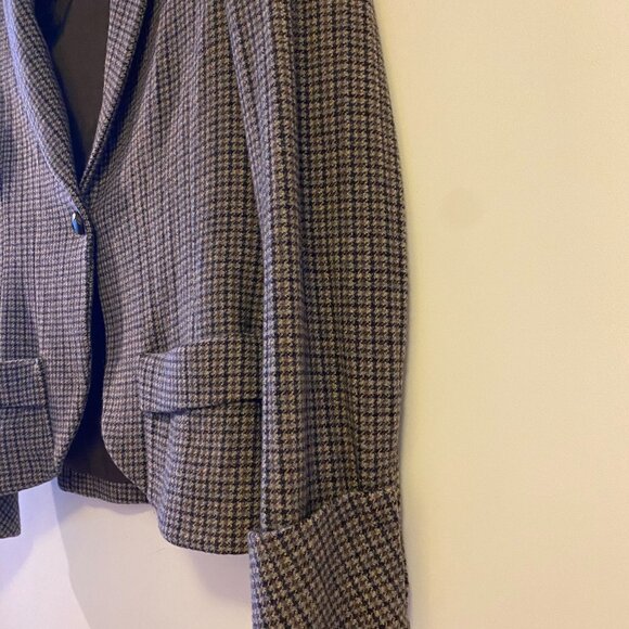 Benetton wool-blend, houndstooth blazer. About a decade old, but lightly worn - Picture 2 of 2